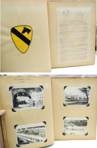 Post - WWII US Soldier Ft.  Knox Japan Scrap Book Photo Album 5