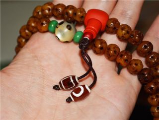 Tibetan antique bracelet prayer beads mala rosary tibet necklace old kapala 108 10