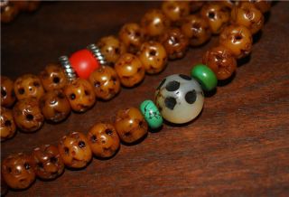 Tibetan antique bracelet prayer beads mala rosary tibet necklace old kapala 108 4