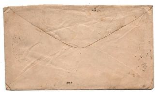 WV West Virginia Webster Sent To Carlisle OH Ohio Civil War Postal Cover 2