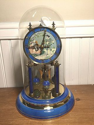 Vintage 400 Day Schatz Anniversary Clock