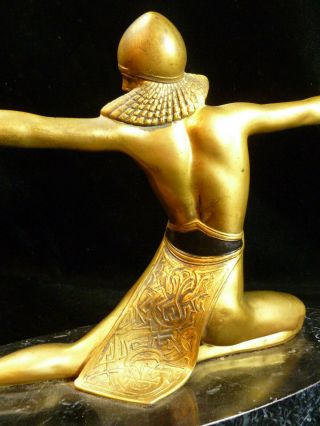RARE ARONSON OR RONSON EGYPTIAN MIDDLE EASTERN EXOTIC DANCER FIGURINE CIRCA 1925 8