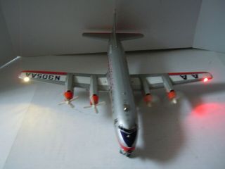 LG 1958 MARX Tin Battery Op DC 7 AA Airplane.  A, .  NO RES 2