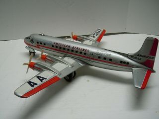 LG 1958 MARX Tin Battery Op DC 7 AA Airplane.  A, .  NO RES 5