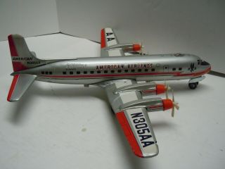 LG 1958 MARX Tin Battery Op DC 7 AA Airplane.  A, .  NO RES 6