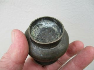 A Small Antique Chinese? Bronze Jar/Incense Burner 17/18th C? 3