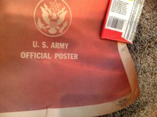 RARE WW2 Government Issued P 47 Thunderbolt US Army Air Corps Poster 2