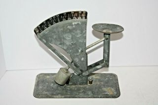 Vintage The Oakes Mfg.  Co.  Galvanized Metal Egg Scale