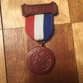 Civil War Medal - Daughters Of Union Veterans Fcl Vintage Antique