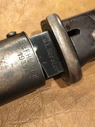 Matching 1939 Hörster German Ww2 Bayonet