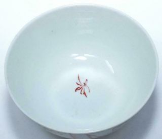 GOOD CHINESE 18th C FAMILLE ROSE MANDARIN RICE BOWL 11cm 8