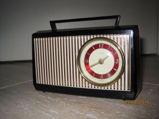Vintage Heco Clock / Reuge Music Box - - 1950 