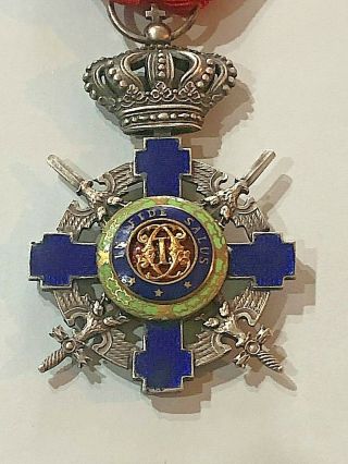 Romania Kingdom Medal Order of the Star of Romania knight class,  V class 2