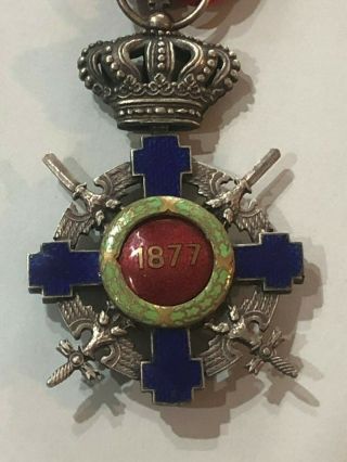 Romania Kingdom Medal Order of the Star of Romania knight class,  V class 4