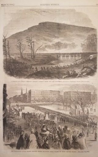 HARPER ' S WEEKLY COMPLETE BRIG.  GEN GEORGE A.  CUSTER BRADY COVER CIVIL WAR 1864 6
