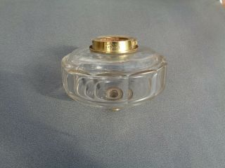 Hinks Cut Glass Oil Lamp Font With Bayonet Fitting Parts Spares