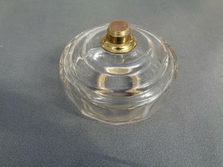 HINKS CUT GLASS OIL LAMP FONT WITH BAYONET FITTING PARTS SPARES 7