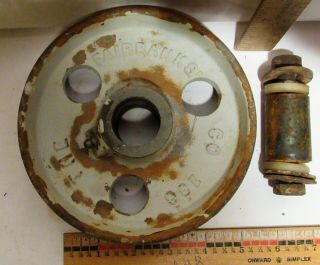 Antique Fairbanks Grain Farm Scale 6 " Diameter X 2 " Wide Cast Metal Wheel 136 3