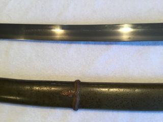 Old Vintage Japanese Samurai Sword Signed World War 2 Vet Bringback 3
