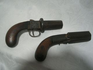 2 Antique World War 1 Flair Guns Pistol Revolvers