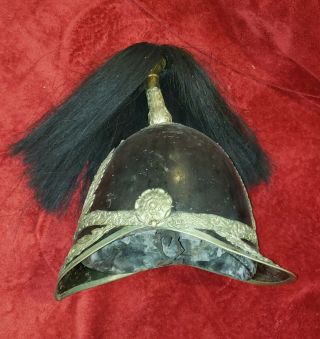Staffordshire Queen Own Royal Yeomanry British Helmet 4