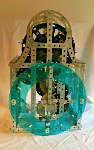 Vintage 1970’s Meccano Clock Kit No 2 With Box And Instructions
