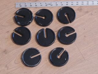 8 Vintage Scientific Scale Weights - Different Weights - 820 To 993 Grams Each