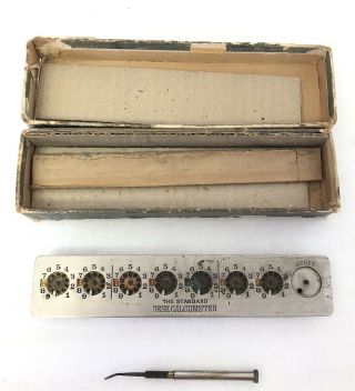 Antique - The Standard Desk Galgumeter 1901 Rare