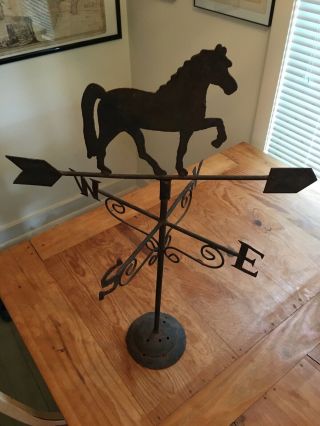 Small 22” Antique Horse Arrow Weathervane Farm,  Barn,  Possibly Salesmen Sample