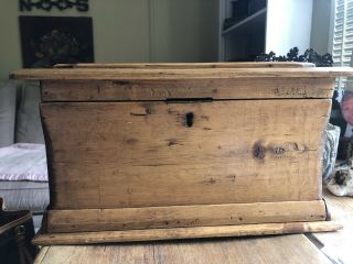 Antique English Pine Document Box