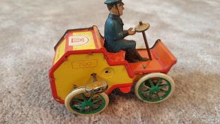 Lehmann Also 700,  Wind Up,  Antique 1930s Tin Toy,  From Germany