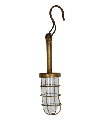 An Early 20th Century Brass Inspection Lamp Small Industrial
