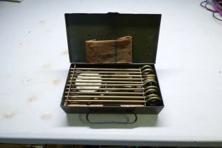 US WW2 M1912 Squad Gun Cleaning Kit COLT 1911 45 Pistol.  Take A Look 10