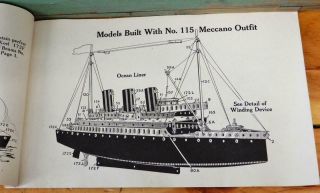 1900’s WOOD BOXED MECCANO SHIP/AUTO BUILDERS SET - THOUSANDS OF PARTS 10