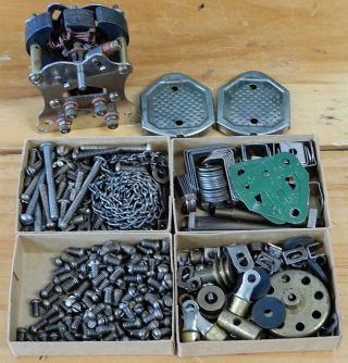 1900’s WOOD BOXED MECCANO SHIP/AUTO BUILDERS SET - THOUSANDS OF PARTS 8