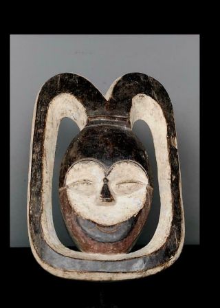 Outstanding Tribal Kwele Forest Spirit Mask - Gabon