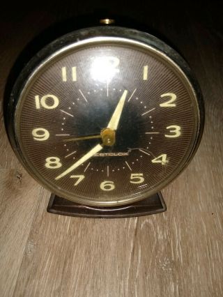 Big Ben & Baby Ben Vintage Radium Wind Up Travel Alarm Clocks (plastic)