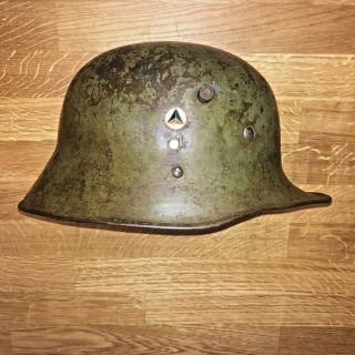 Ww1 German Imperial Army M1917 Stahlhelm / Steel Helmet - Size 66