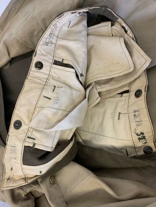 WW2 82nd Airborne Officers Uniform,  shirt & pants from Estate 10