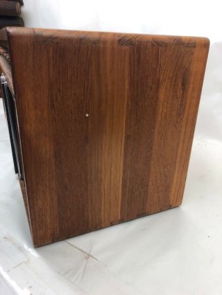 Kalmar Designs Teak Wood 30 CD Holder Lever Case Rack Mid Century Modern 3