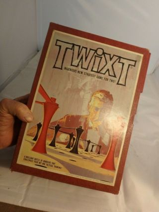 1962 Twixt Book Shelf Boardgame By 3m Co.  Complete