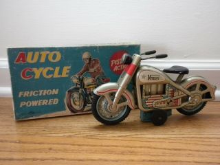 Rare Vintage Piston Motorcycle By Tn