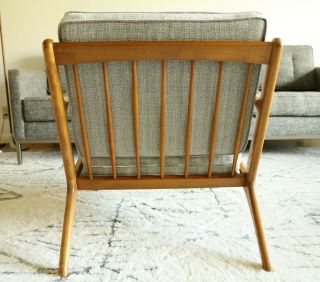 Vintage Danish Modern Lounge Chair,  Mid Century Armchair,  Kofod Larsen 4