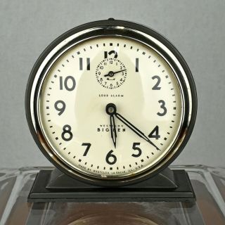 Vtg Black Style 4 Westclox Big Ben Wind Up Alarm Clock