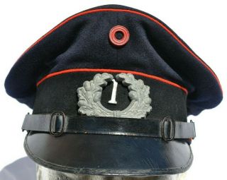Rare German Visor Hat By Dutch Flemish National Union Vlaamse Wacht