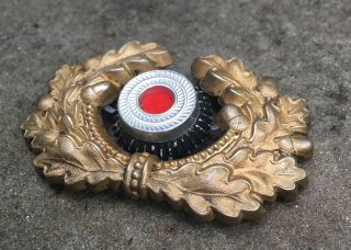 Wwii German General’s Hat Wreath And Cockade