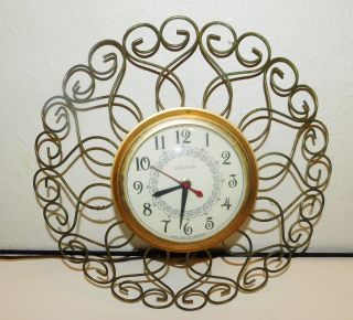Vintage United Clock Co.  Model 88 Art Deco Mid Century Electric Clock