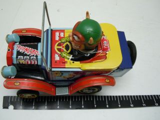 Vintage Japan Marx Tin Battery Op.  1960 ' s Nutty Mads Car w/BOX.  A, .  RUNS.  NO RES 10