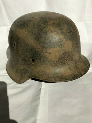 WW2 German Camouflage Helmet WWII Camo Helm WW 7
