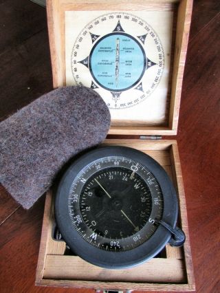 Old German Compass Luftwaffe Orterkompa (navigator compass) OK42 2